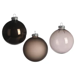Best Depot Glas-Weihnachtskugel-Set