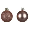 Clearance Depot Glas-Weihnachtskugel-Set Glam Mix