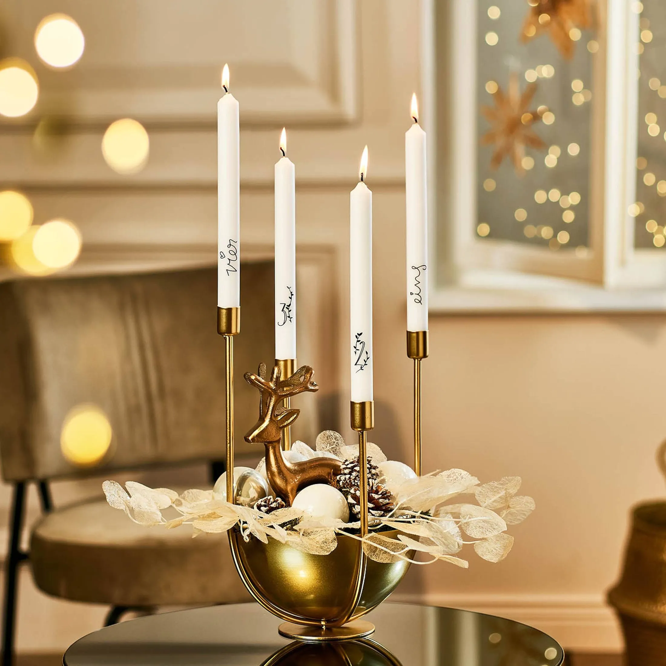 Outlet Depot Glas-Weihnachtskugel-Set Glimmermix