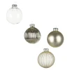 Online Depot Glas-Weihnachtskugel-Set Rille