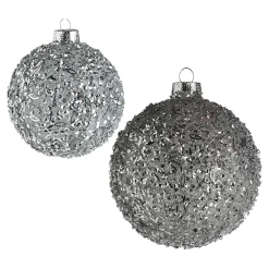 Fashion Depot Glittergranulat Kugel-Set