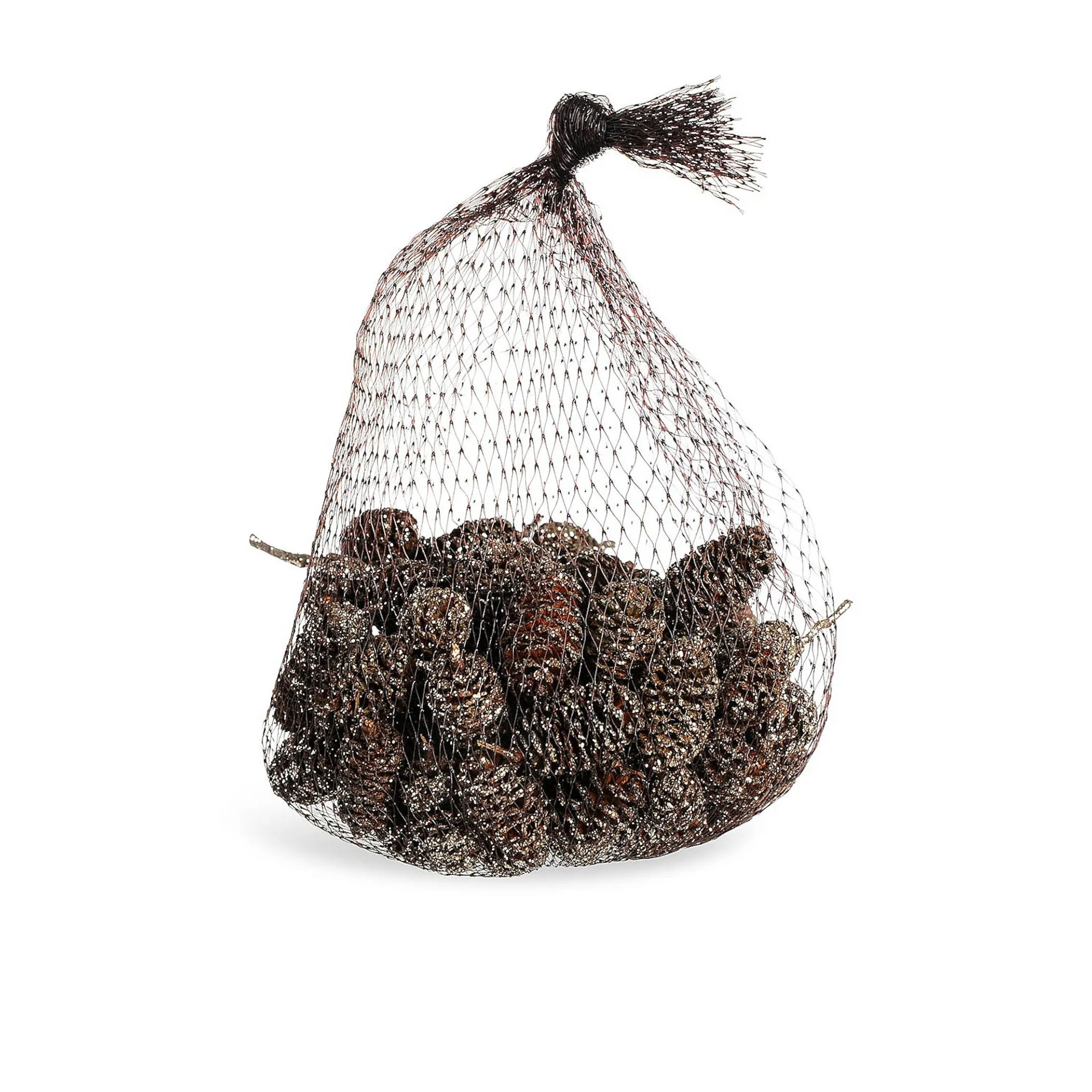 Clearance Depot Glitzer-Deko-Kiefernzapfen