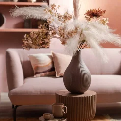 Fashion Depot Glitzer-Trockenblumen-Bundel Miscanthus