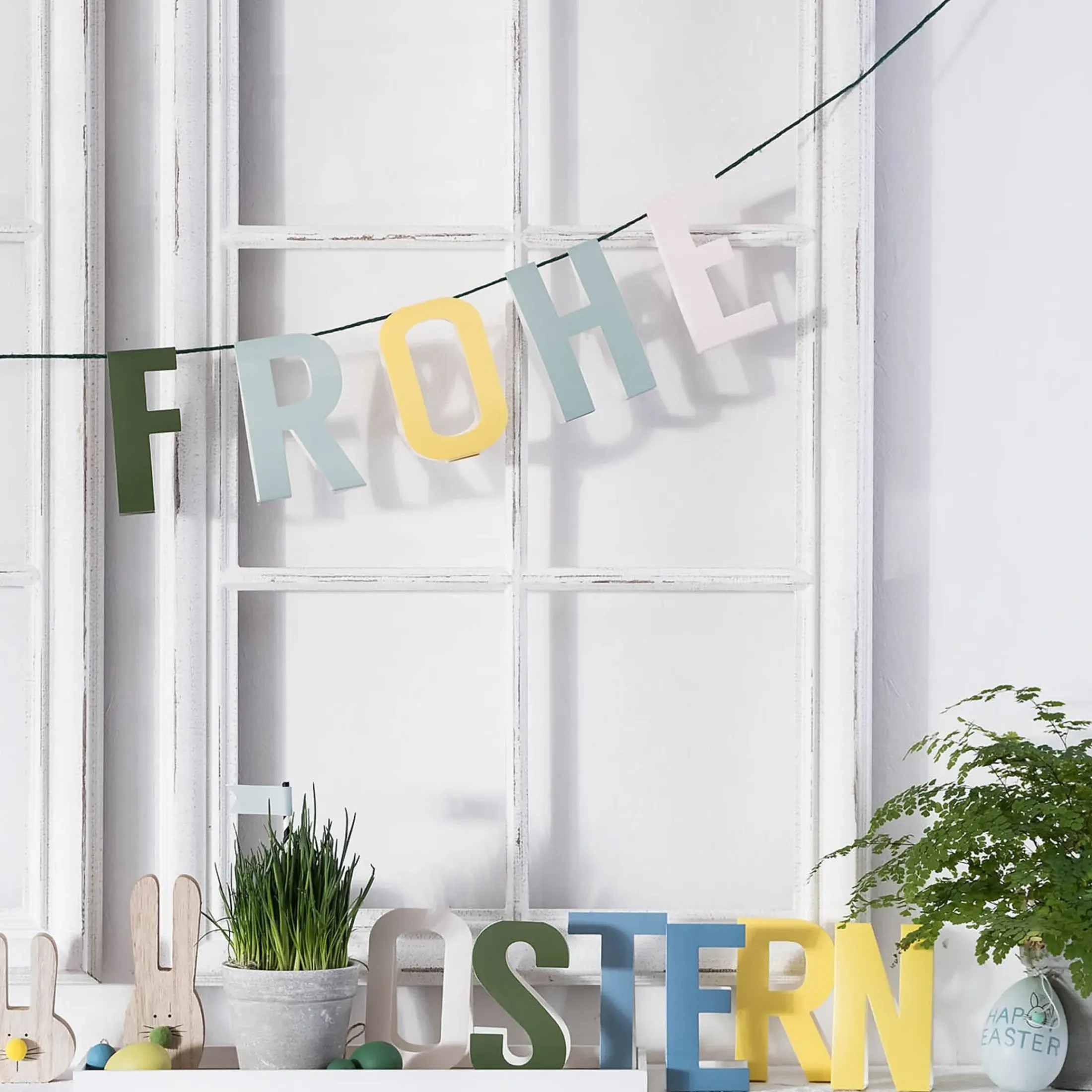 Depot Deko-Figuren & -Objekte>Hange-Schriftzug Frohe Ostern