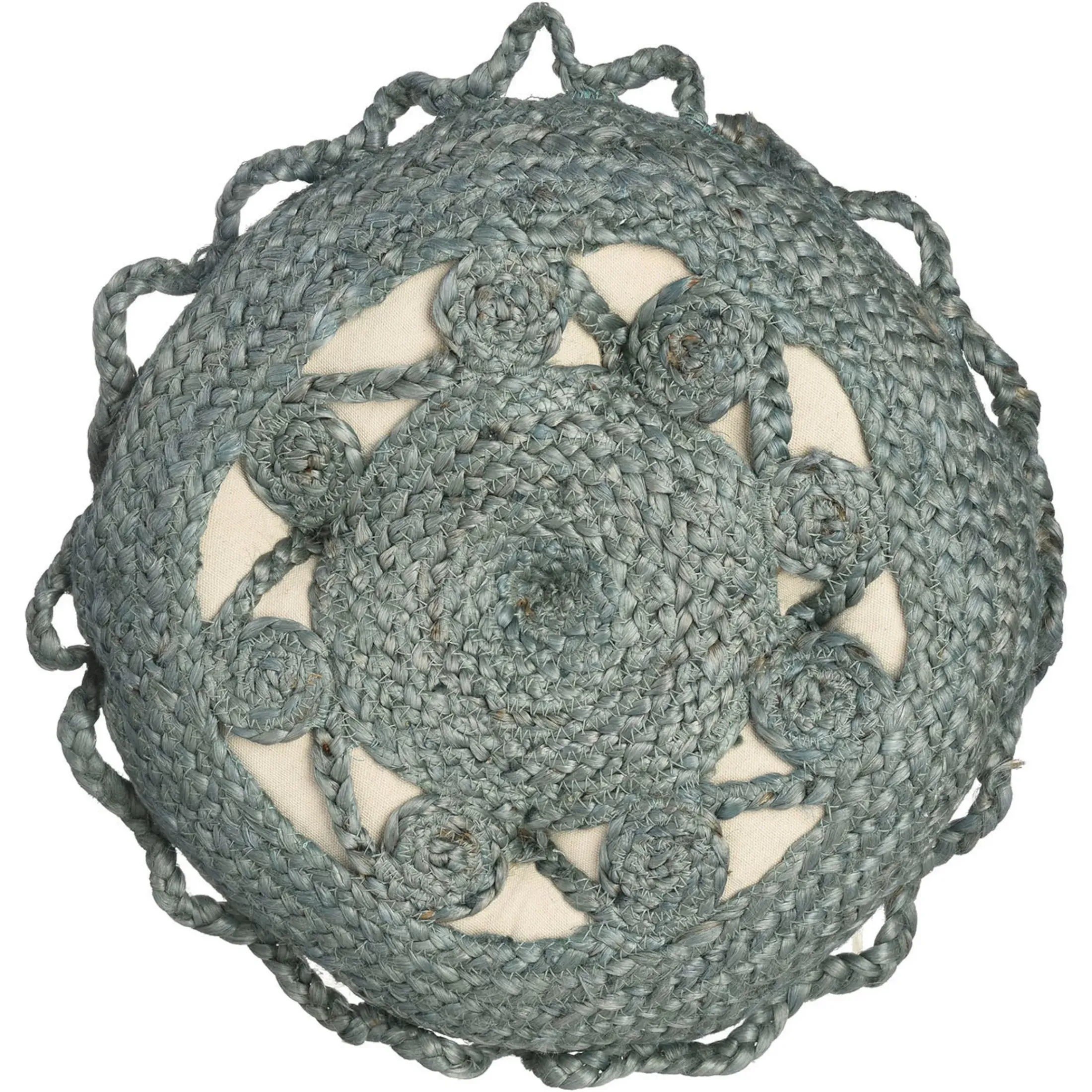 Depot Kissen>Jute-Kissen Flower