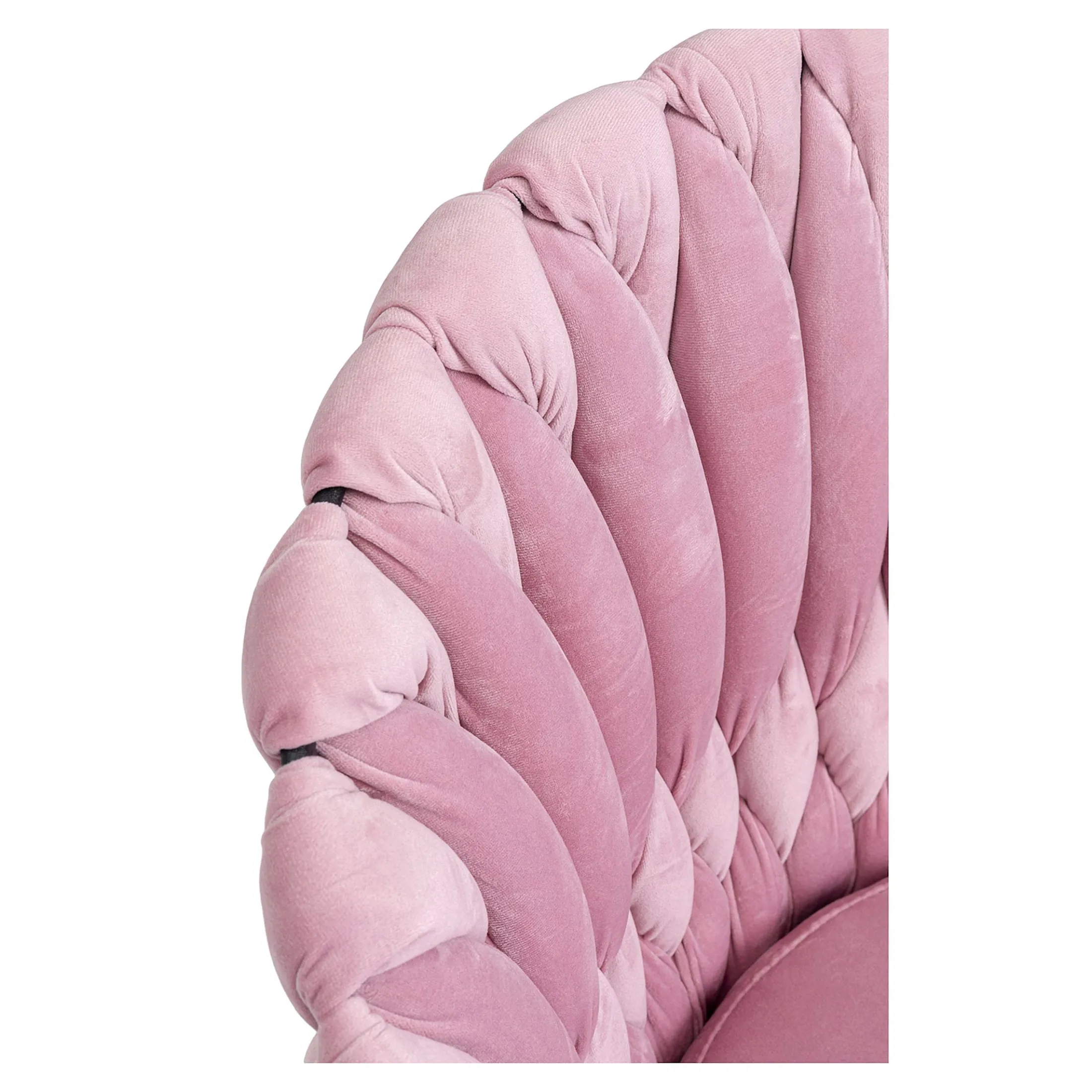 Shop Depot Kare Samt-Armlehnstuhl Knot