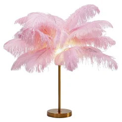 Cheap Depot Kare Tischleuchte Feather Palm