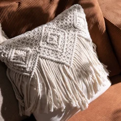 Fashion Depot Kissen-Set Jute & Makramee