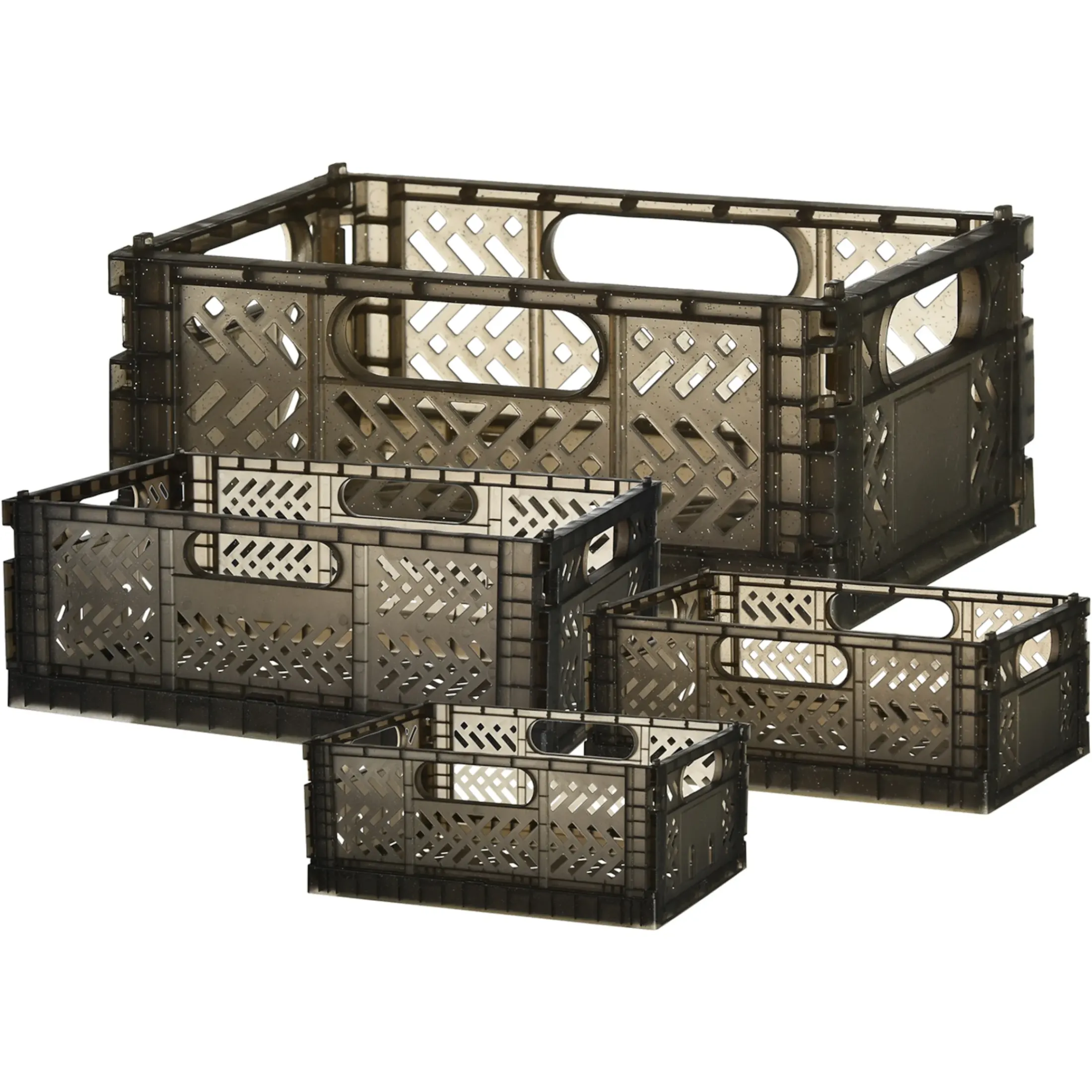 Depot Aufbewahrung>Klappboxen-Set Glitter