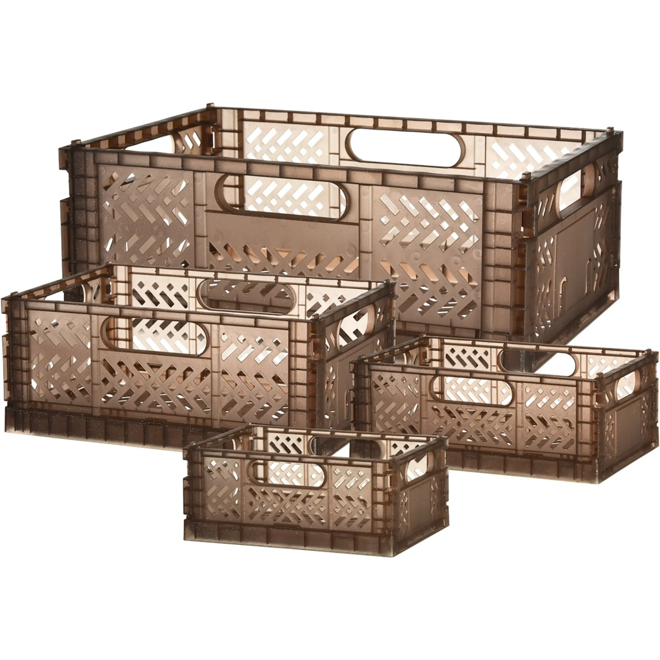 Depot Aufbewahrung>Klappboxen-Set Glitter