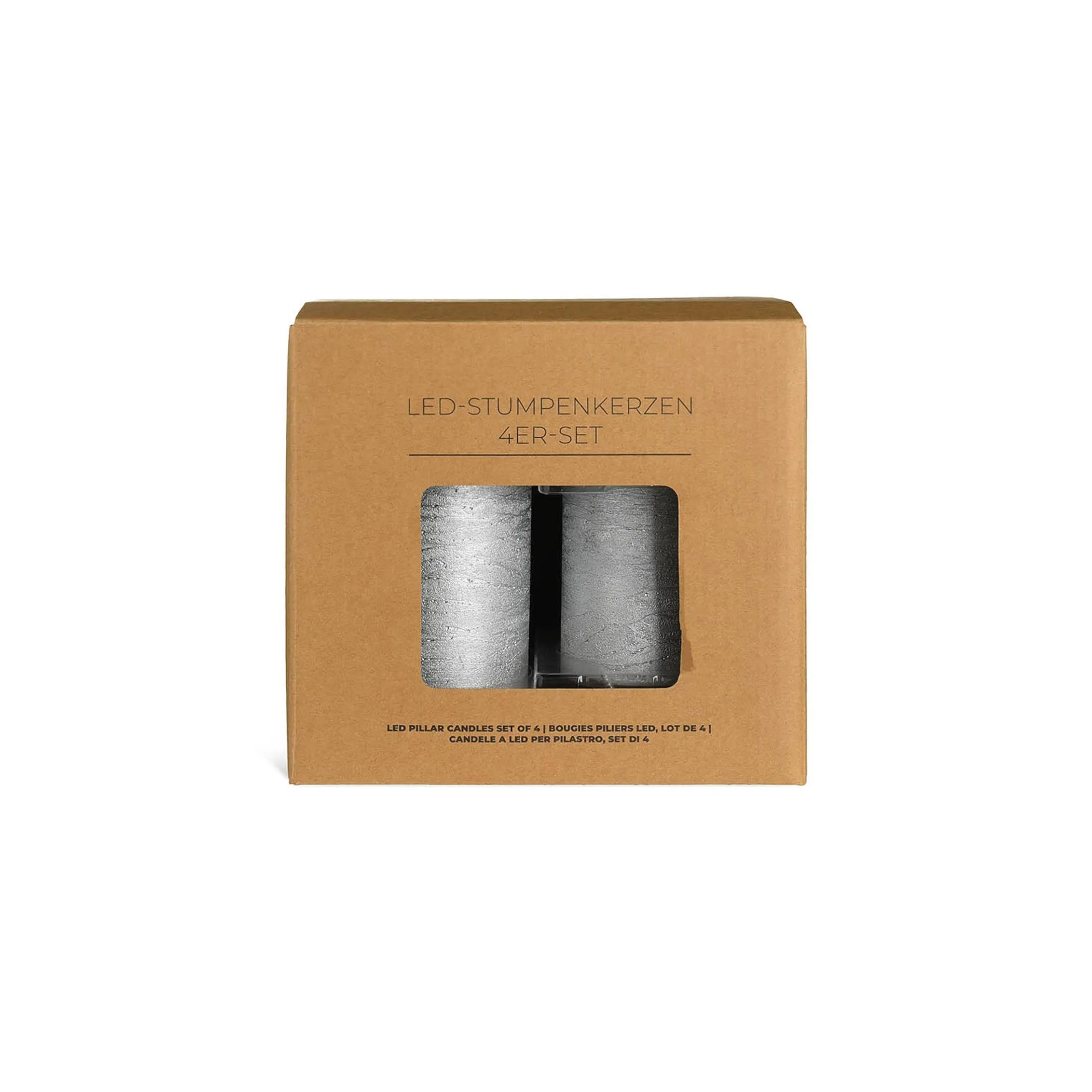 Store Depot Led-Stumpenkerzen-Set