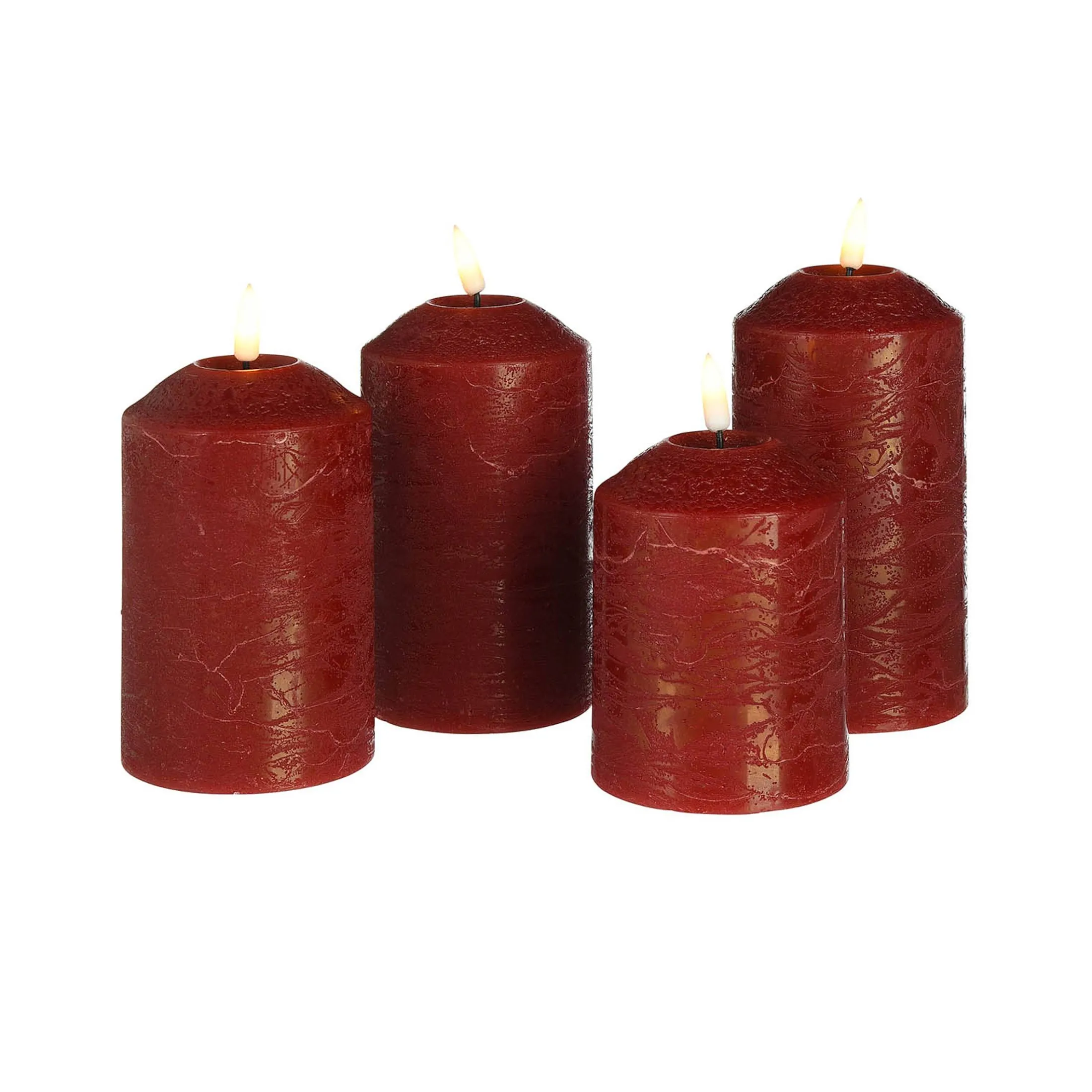 Fashion Depot Led-Stumpenkerzen-Set