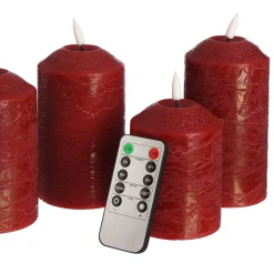 Fashion Depot Led-Stumpenkerzen-Set