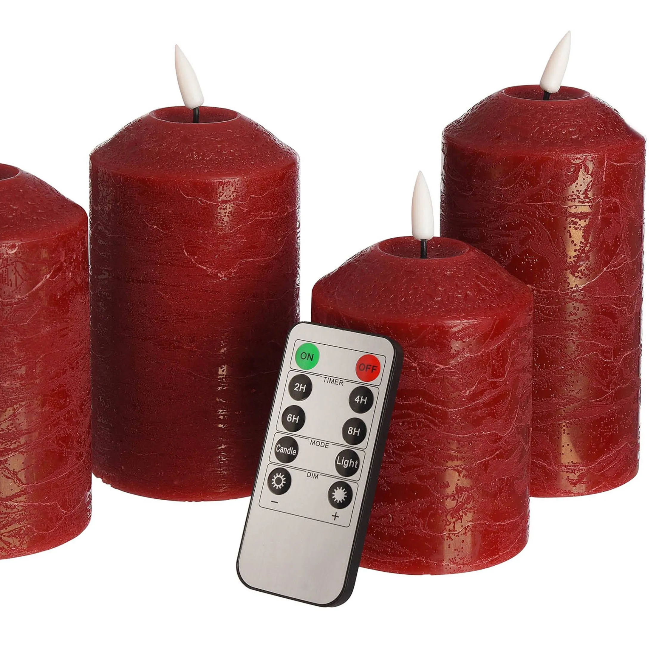 Fashion Depot Led-Stumpenkerzen-Set
