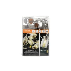 Sale Depot Lichterkette Gläser, 10 Led, Batteriebetrieben