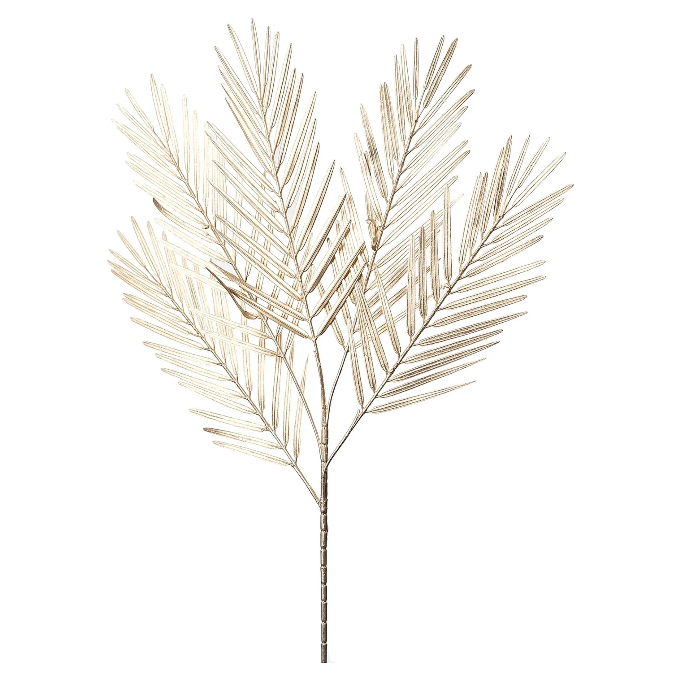 Online Depot Metallic-Kunstblatt Palme