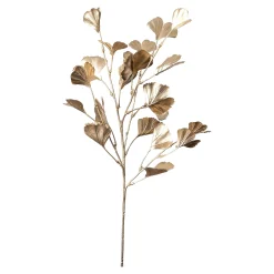 Best Depot Metallic-Kunstzweig Ginkgo