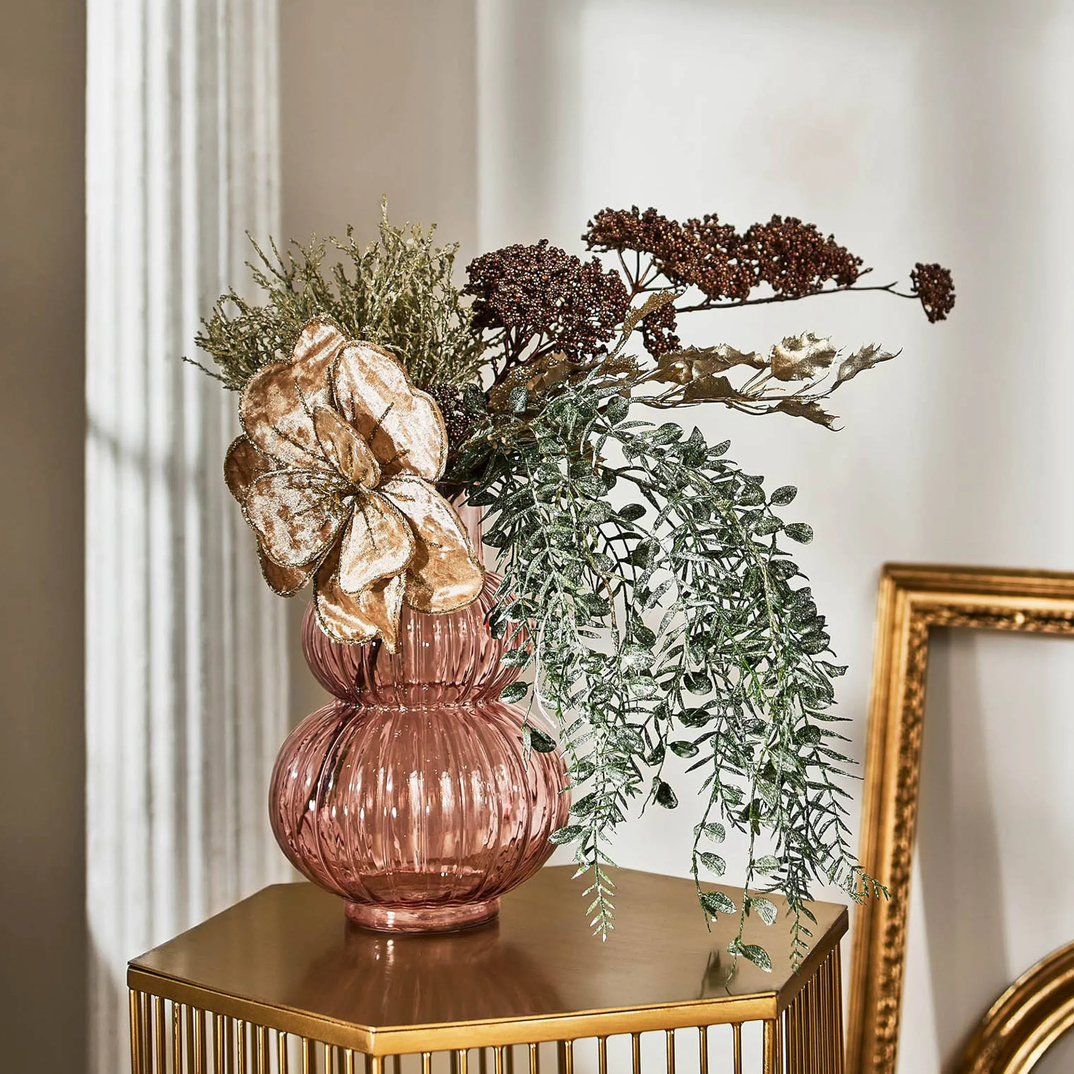 Outlet Depot Metallic-Kunstzweig Glam