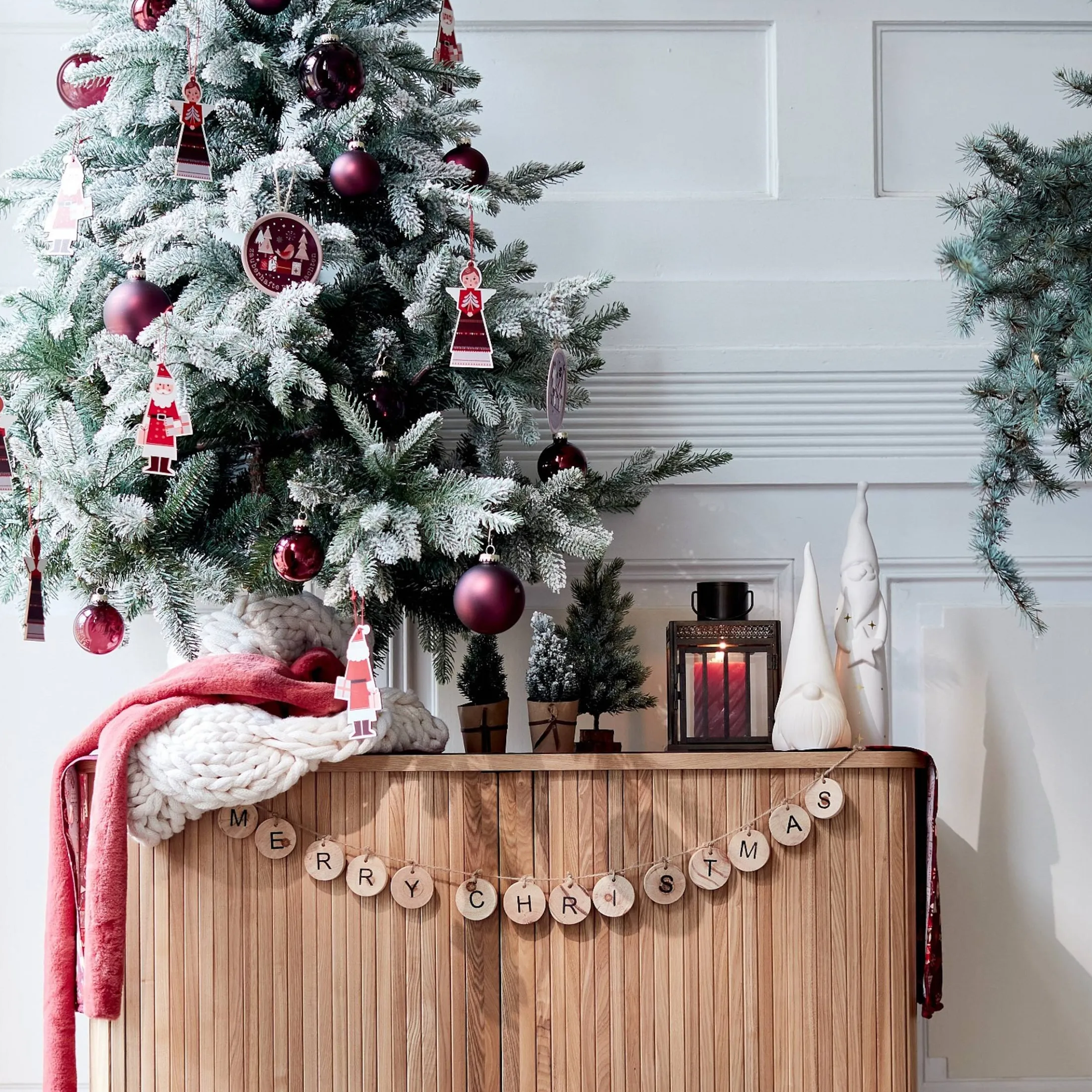 Fashion Depot Mini-Kunstbaum Frosty, Beschneit