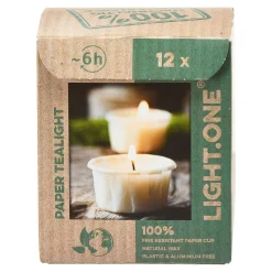 Clearance Depot Papier-Teelichter Light One