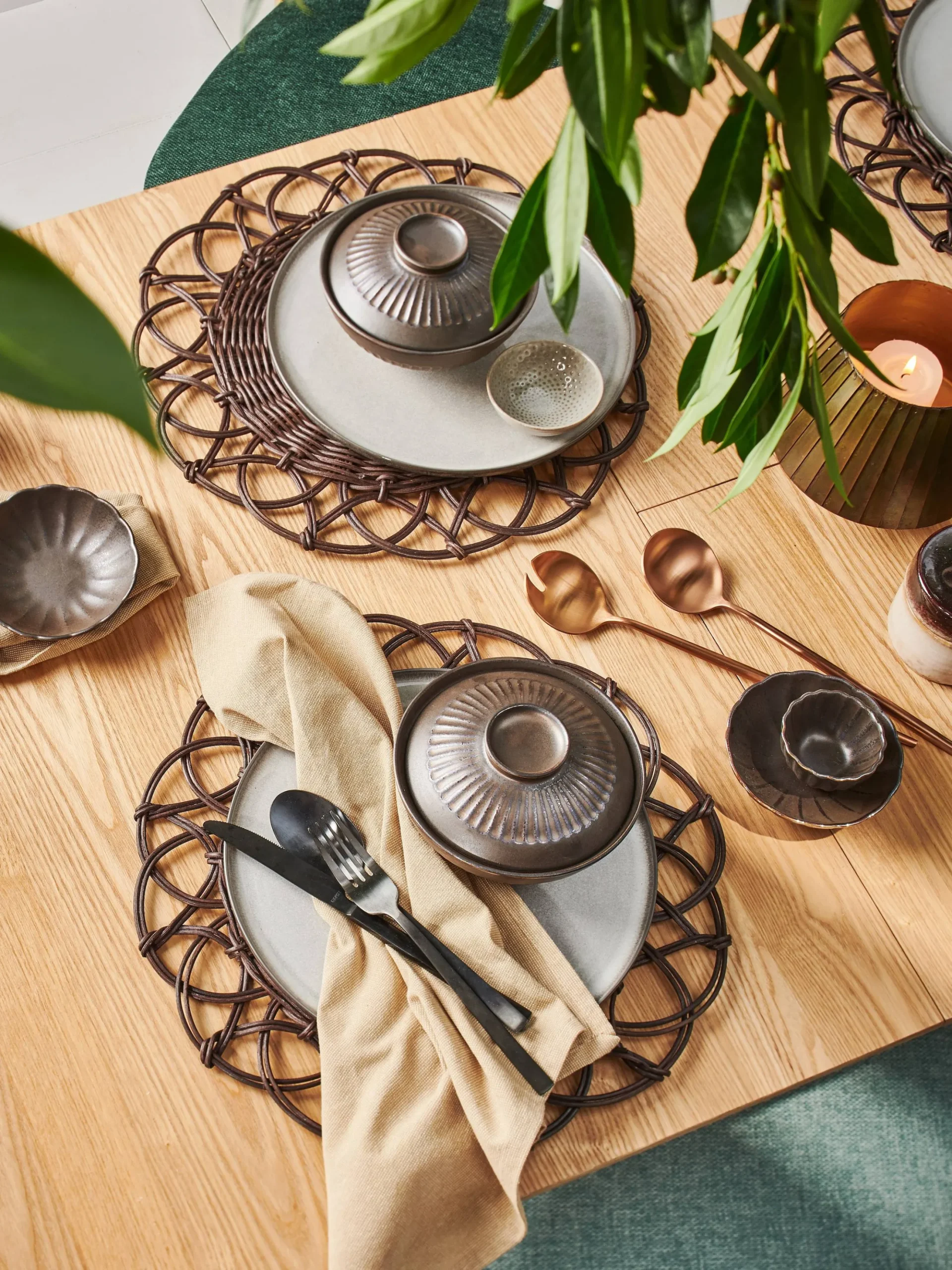 Discount Depot Salatbesteck-Set Copper