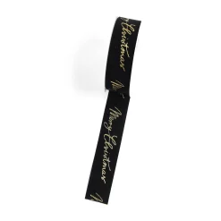 Hot Depot Samt-Geschenkband Merry