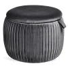 Cheap Depot Samt-Pouf Agnes Mit Stauraum