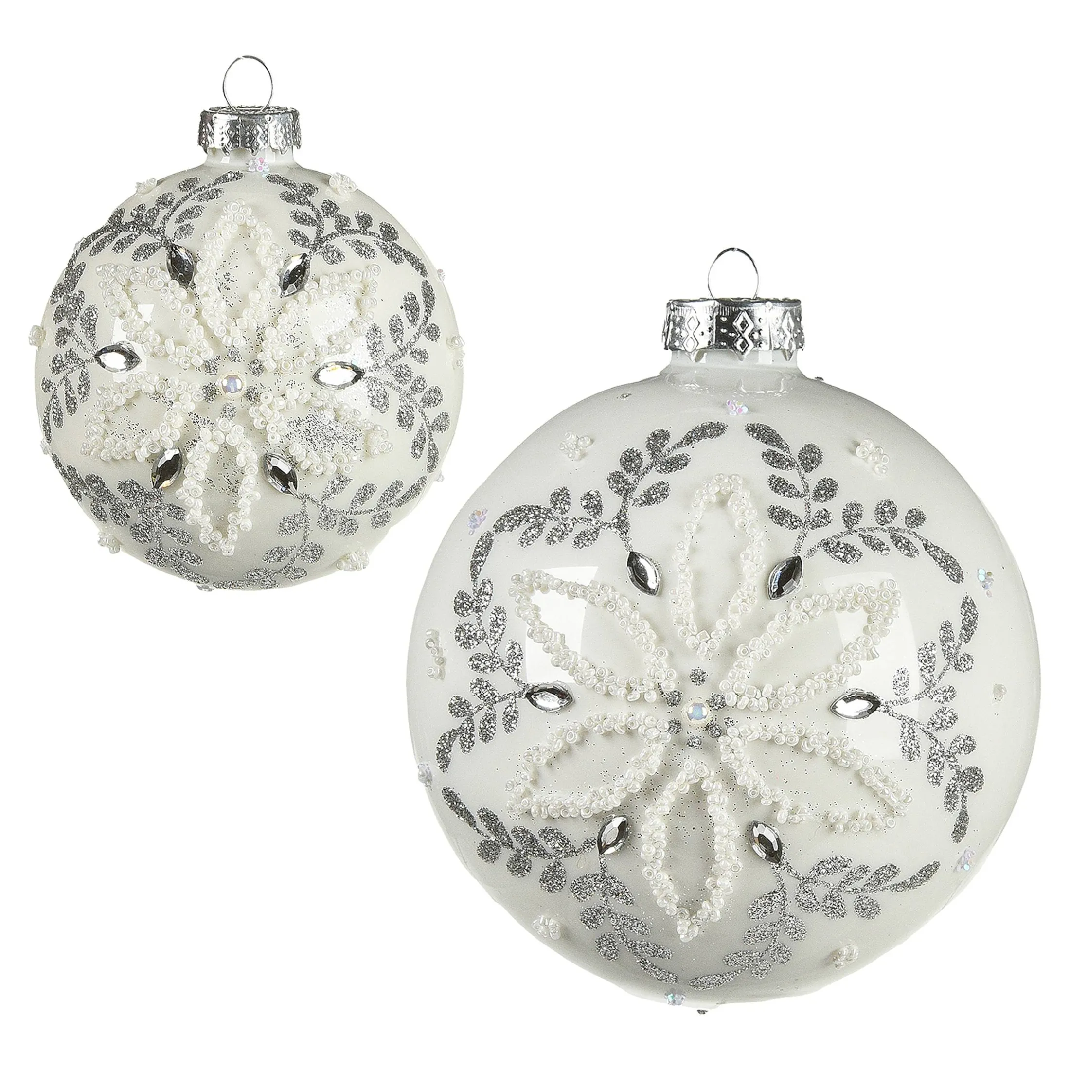 Store Depot Schneeblume Kugel-Set