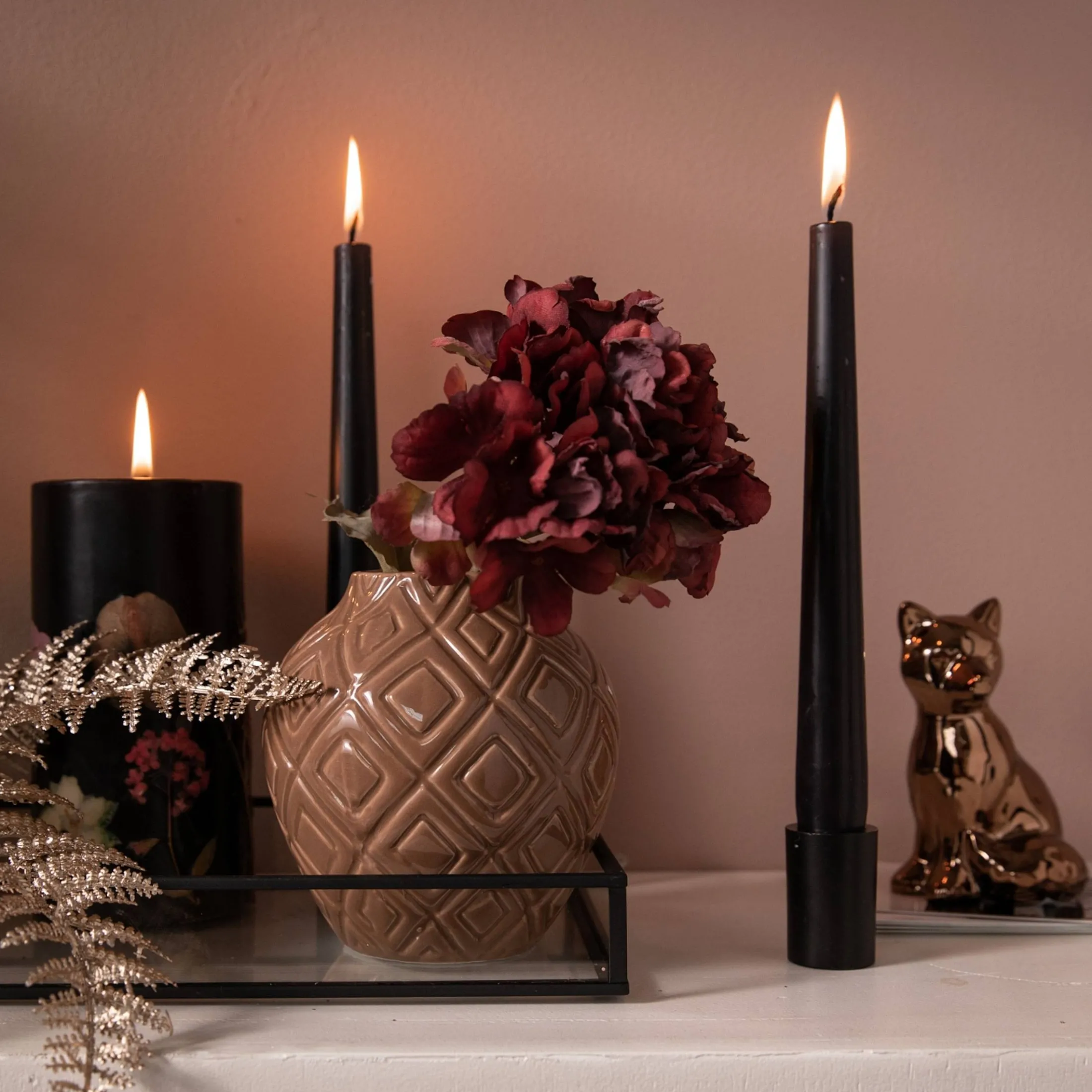 Online Depot Spitzkerzen-Set Advent Mit Kerzenstickern