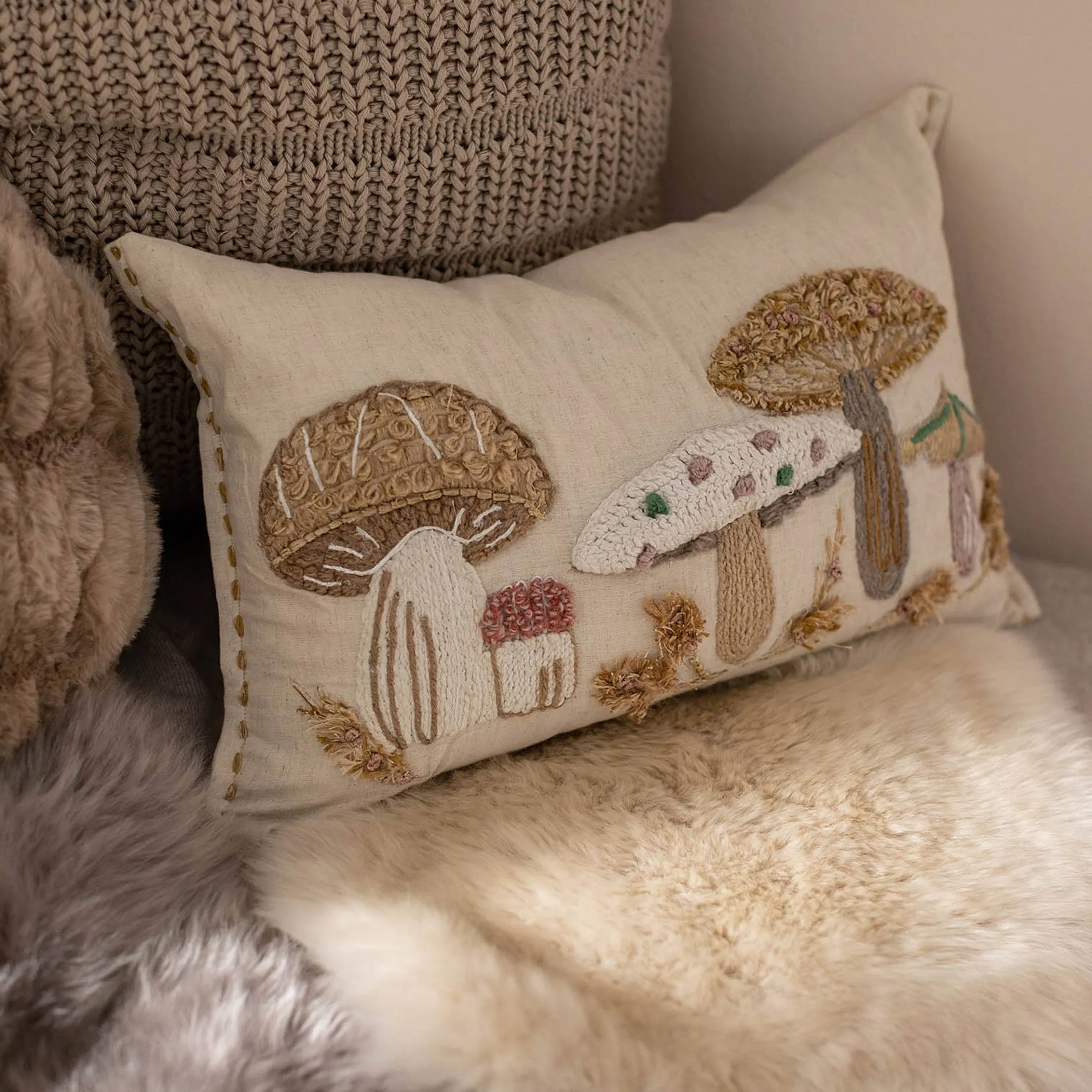 Sale Depot Strick-Kissenhulle Stripe