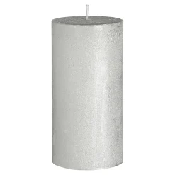 Outlet Depot Stumpenkerze Metallic Finish