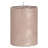 Hot Depot Stumpenkerze Metallic Finish