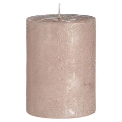 Hot Depot Stumpenkerze Metallic Finish