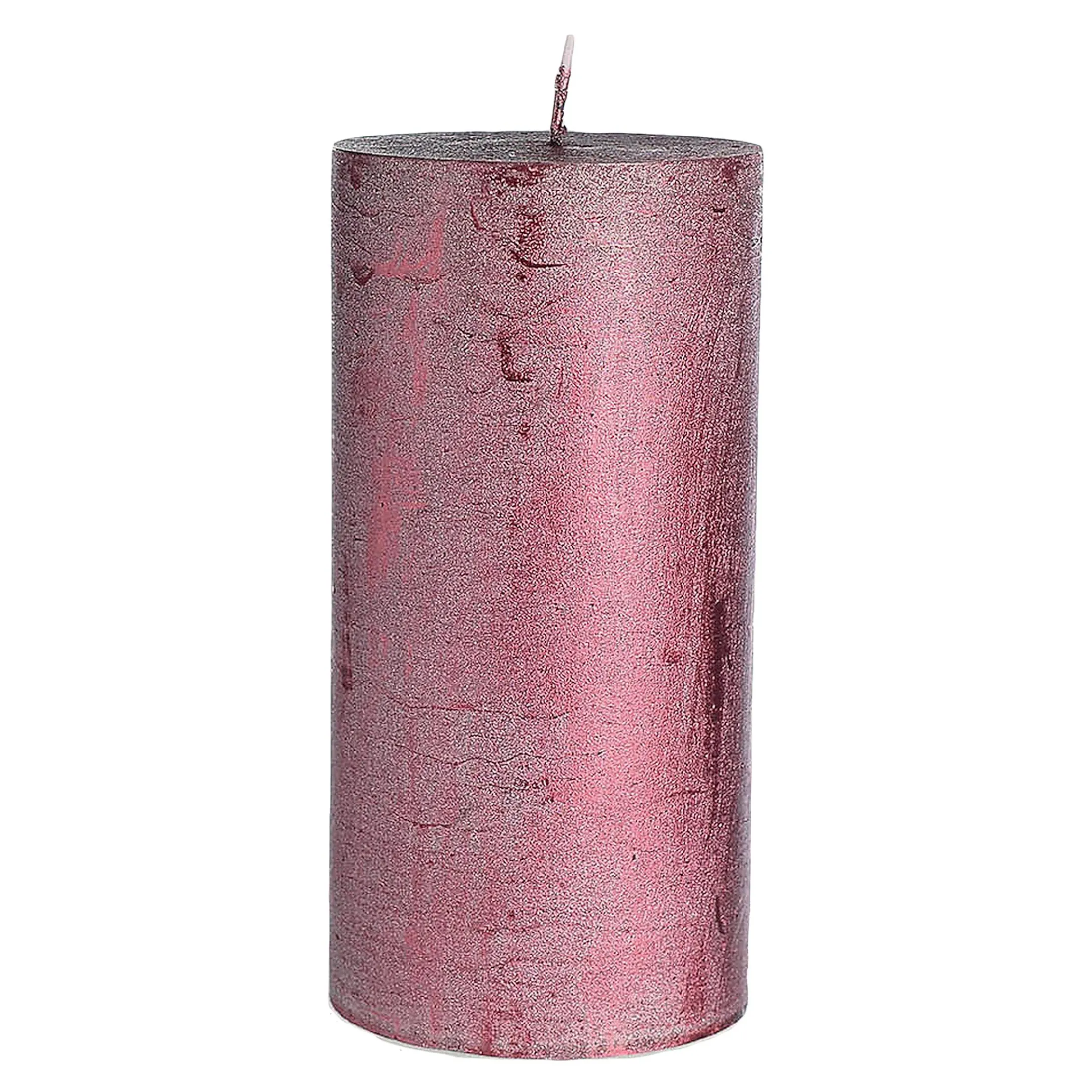 Shop Depot Stumpenkerze Metallic Finish