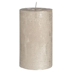 Fashion Depot Stumpenkerze Metallic Finish