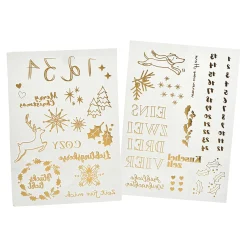 Best Sale Depot Stumpenkerzen-Set Advent Mit Kerzenstickern
