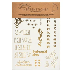 Best Sale Depot Stumpenkerzen-Set Advent Mit Kerzenstickern
