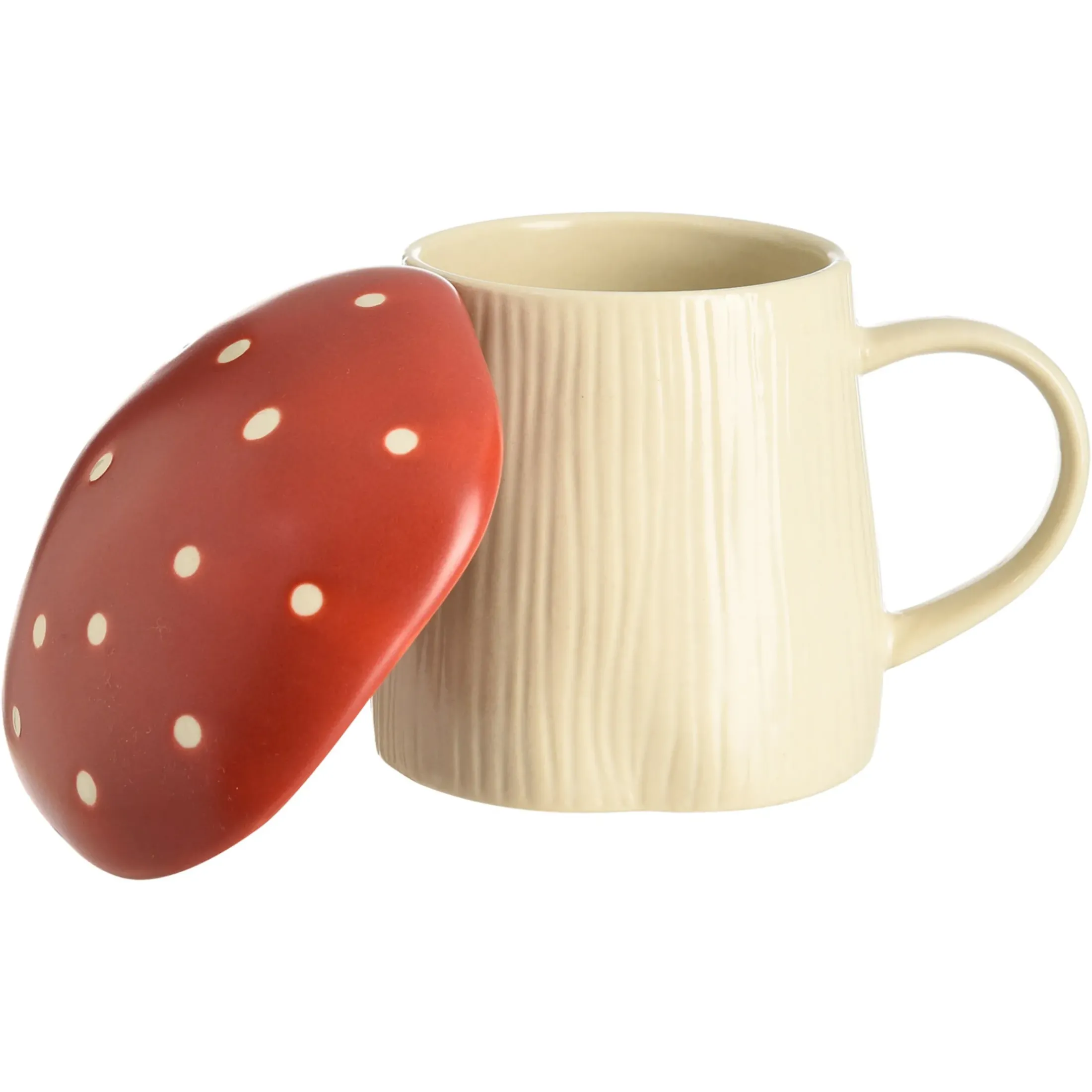 Depot Partydeko>Tasse Fliegenpilz Mit Deckel
