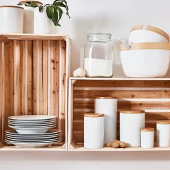 Shop Depot Vorratsdose Lina Mit Holzdeckel