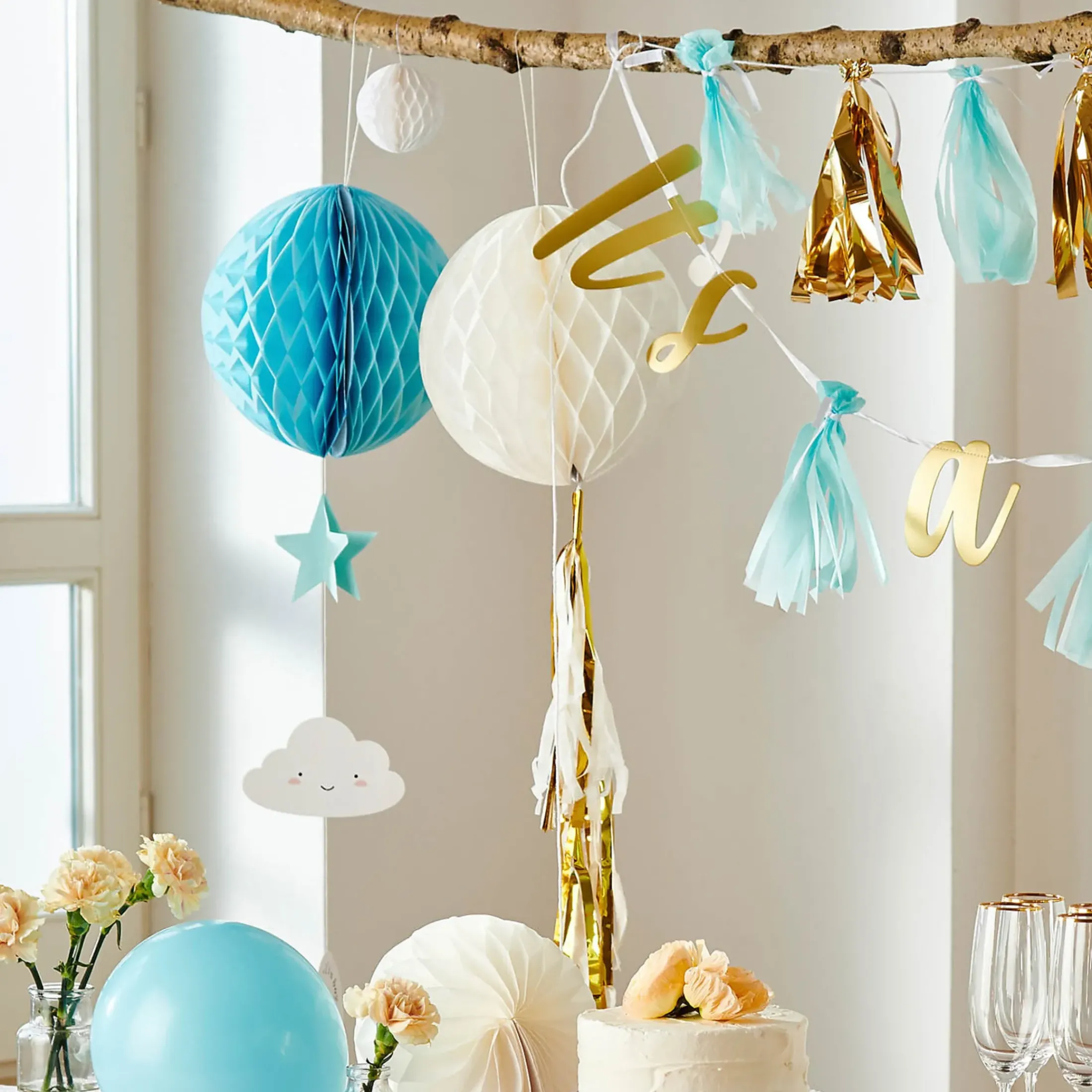 Depot Partydeko>Wabenball Mit Tassel