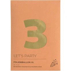 Depot Luftballons>Xl-Folienballon Nummer 3