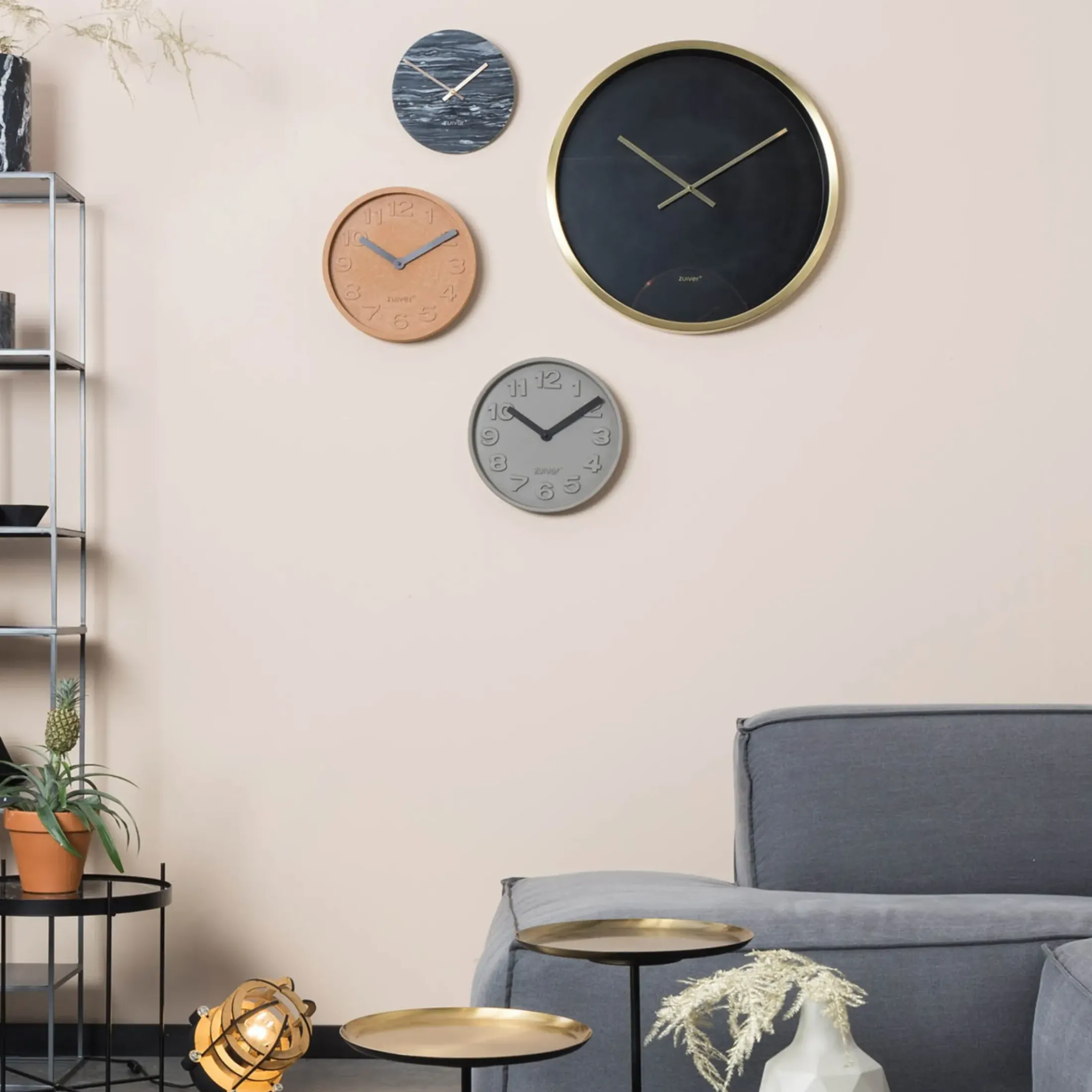Depot Wanddeko>Zuiver Wanduhr Bandit